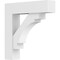 Ekena Millwork Standard Merced Architectural Grade PVC Bracket with Block Ends, 3"W x 18"D x 18"H BKTP03X18X18MRC05 - alternate 1